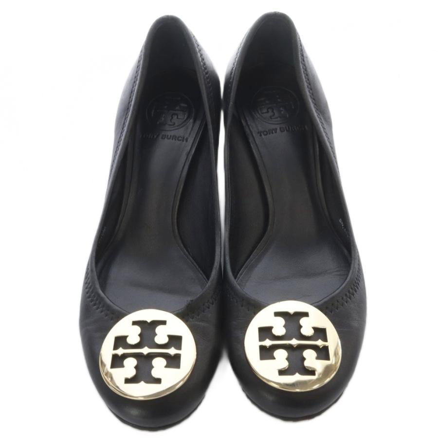 Tory Burch パンプス ブラック 6cmヒール TORY BURCH（トリーバーチ） パンプス レザー パンプス 6M 黒 ブラック