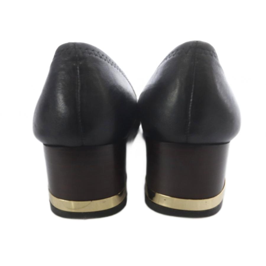 Tory Burch パンプス ブラック 6cmヒール TORY BURCH（トリーバーチ） パンプス レザー パンプス 6M 黒 ブラック