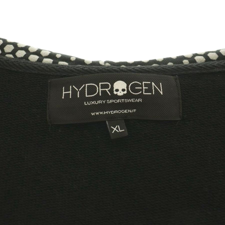 ハイドロゲン HYDROGEN ジップアップパーカー カモフラ柄 XL グレー 黒