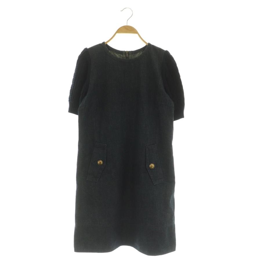 BURBERRY BLUE LABEL（バーバリーブルーレーベル） ニット デニム 切替