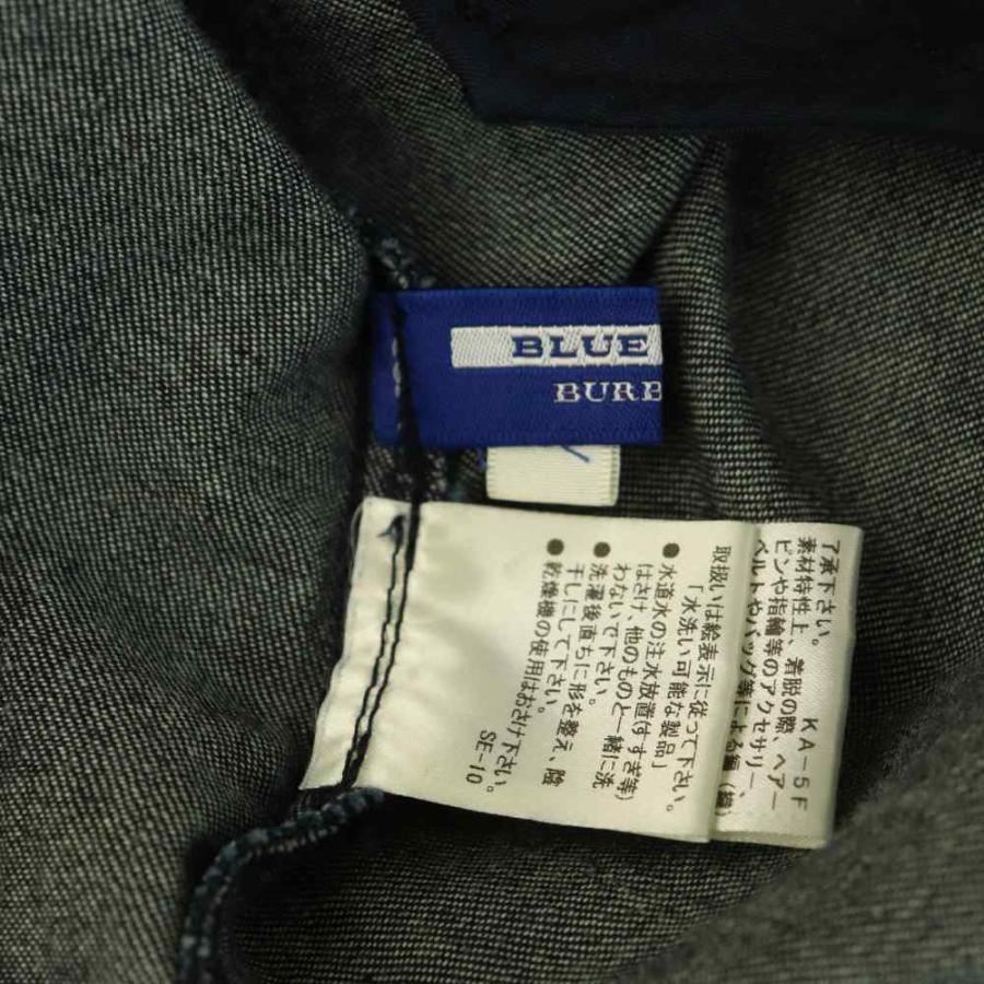 BURBERRY BLUE LABEL（バーバリーブルーレーベル） ニット デニム 切替