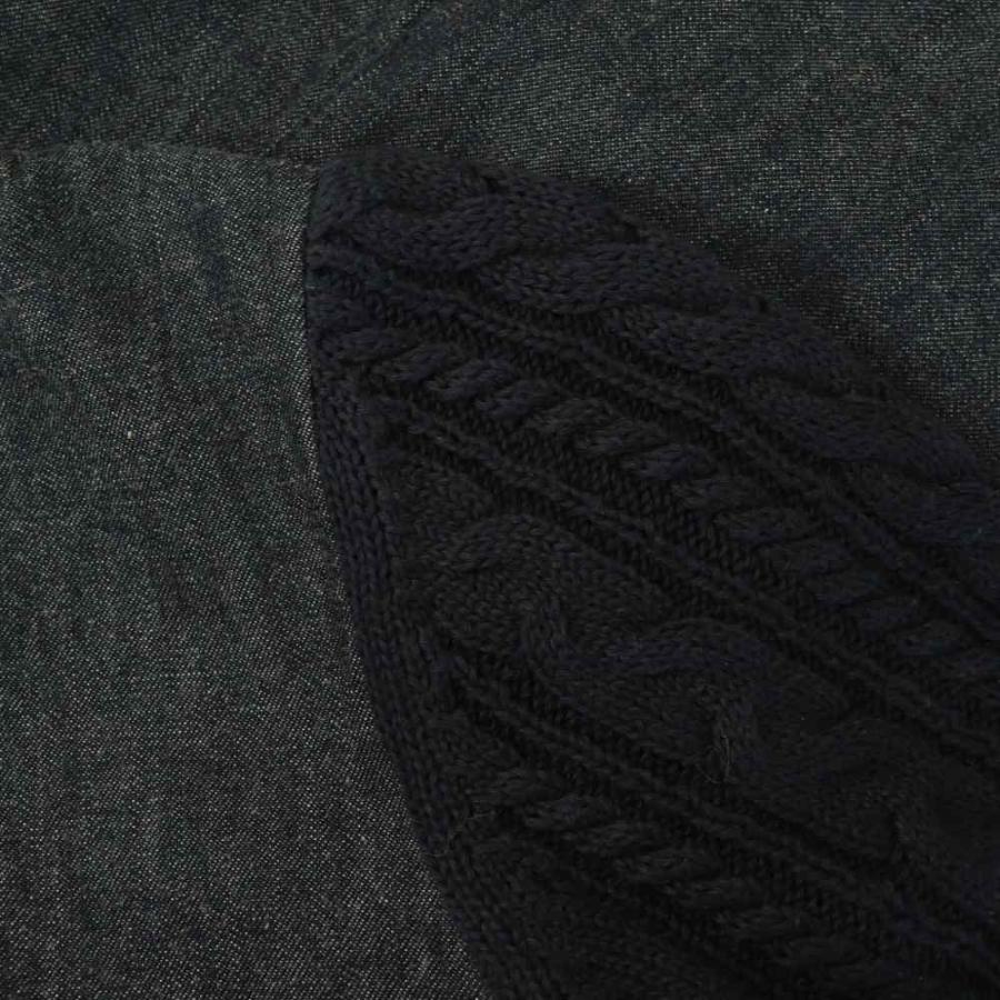 BURBERRY BLUE LABEL（バーバリーブルーレーベル） ニット デニム 切替
