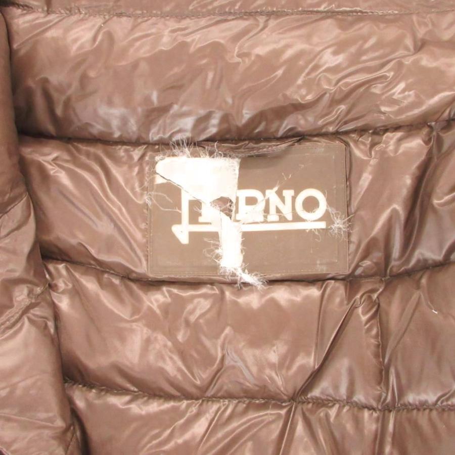 ヘルノ HERNO ダウンジャケット ブルゾン スナップボタン スタンド