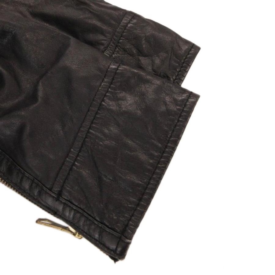 DIESEL（ディーゼル） ライダース ダブル レザージャケット 革ジャン S