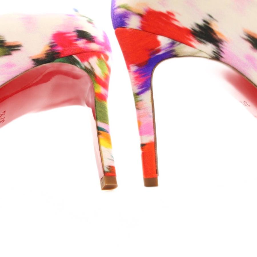 未使用・サイン入 クリスチャンルブタン マルチカラービジュー パンプス 37.5 Christian Louboutin（クリスチャンルブタン） パンプス ピンヒール
