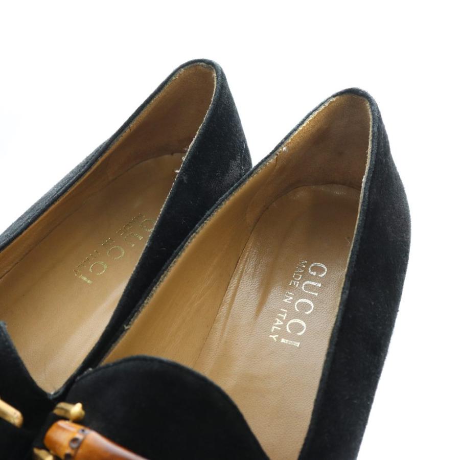 GUCCI（グッチ） ローファー ホースビット 38 黒 ブラック /SS □OS