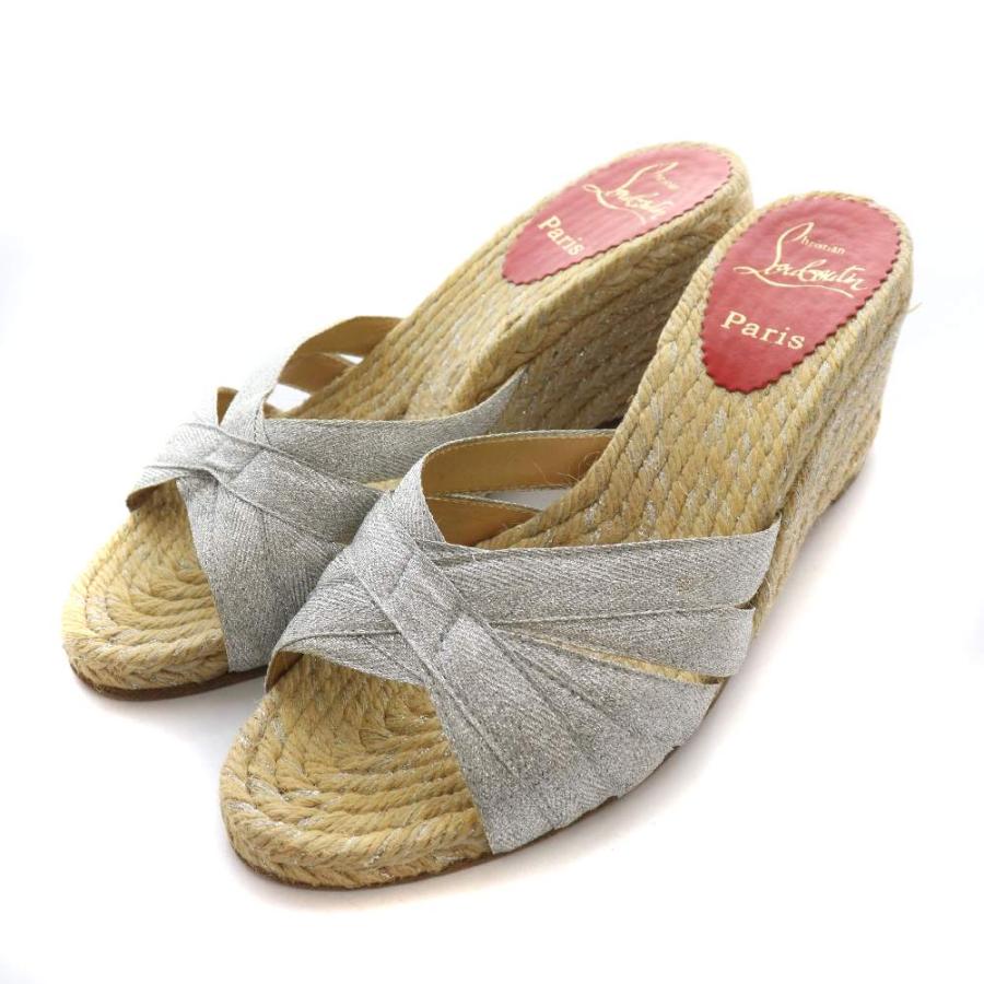 値下げ！Christian Louboutin エスパドリーユ ウェッジサンダル Christian Louboutin（クリスチャンルブタン） エスパドリーユ