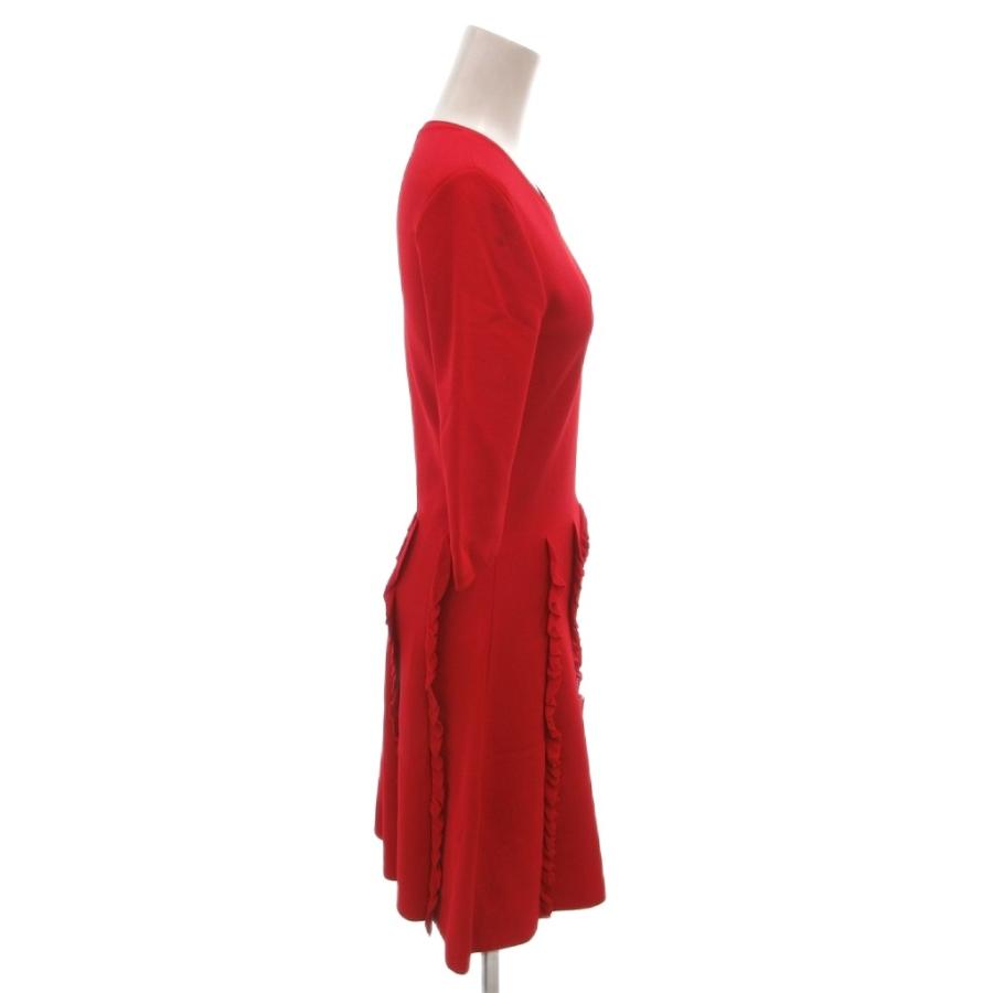 【未使用】RED VALENTINO ニットワンピース　XS ペールピンク ヴァレンティノ ヴァレンチノ VALENTINO ニットワンピース クルー