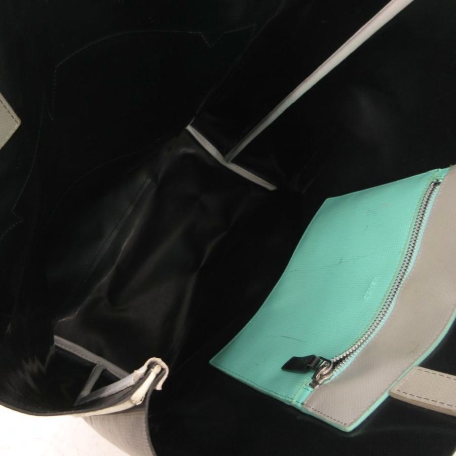 ケンゾー KENZO PVC トートバッグ ハンドバッグ ショルダーバッグ ロゴ