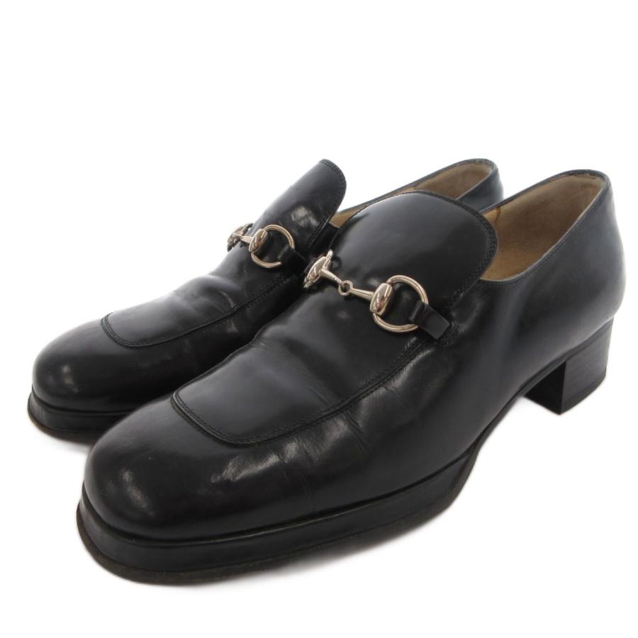 GUCCI（グッチ） ビットローファー シューズ Uチップ レザー 35.5 