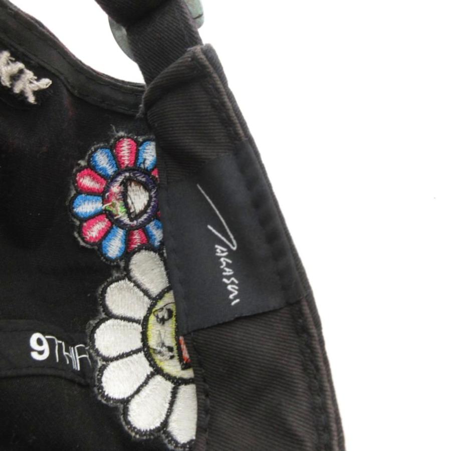 ニューエラ NEW ERA 村上隆 9THRTY キャップ 帽子 花柄 コットン 黒
