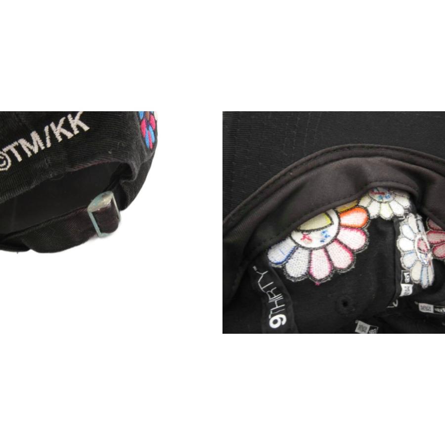 ニューエラ NEW ERA 村上隆 9THRTY キャップ 帽子 花柄 コットン 黒