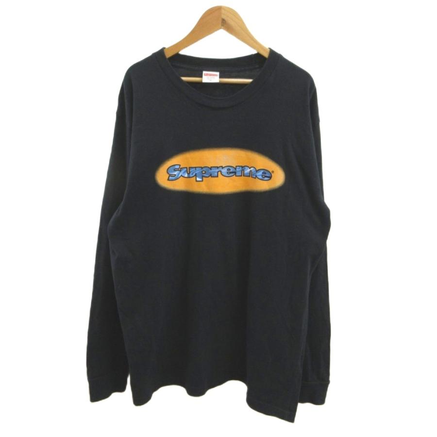 Supreme（シュプリーム） SUPREME 18SS Ripple L/S Tee Tシャツ M 黒