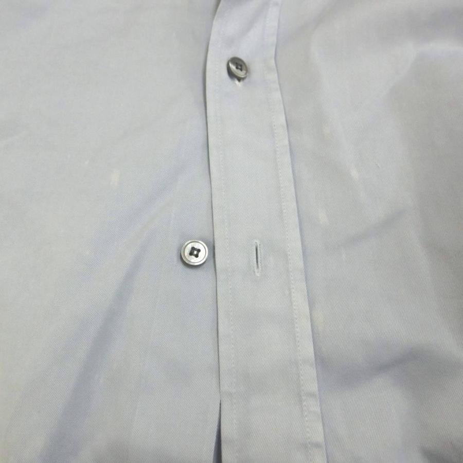 Berluti シャツ XL ブルー 無地 レギュラーカラー 長袖 /NP ベルルッティ Berluti シャツ XL ブルー 無地 レギュラーカラー 長袖
