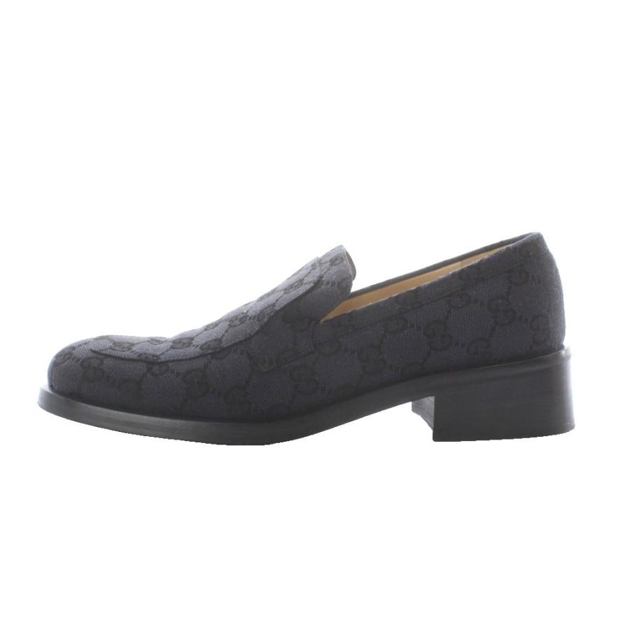 GUCCI（グッチ） GUCCI GG柄ローファー シューズ 37 24cm ネイビー /RI