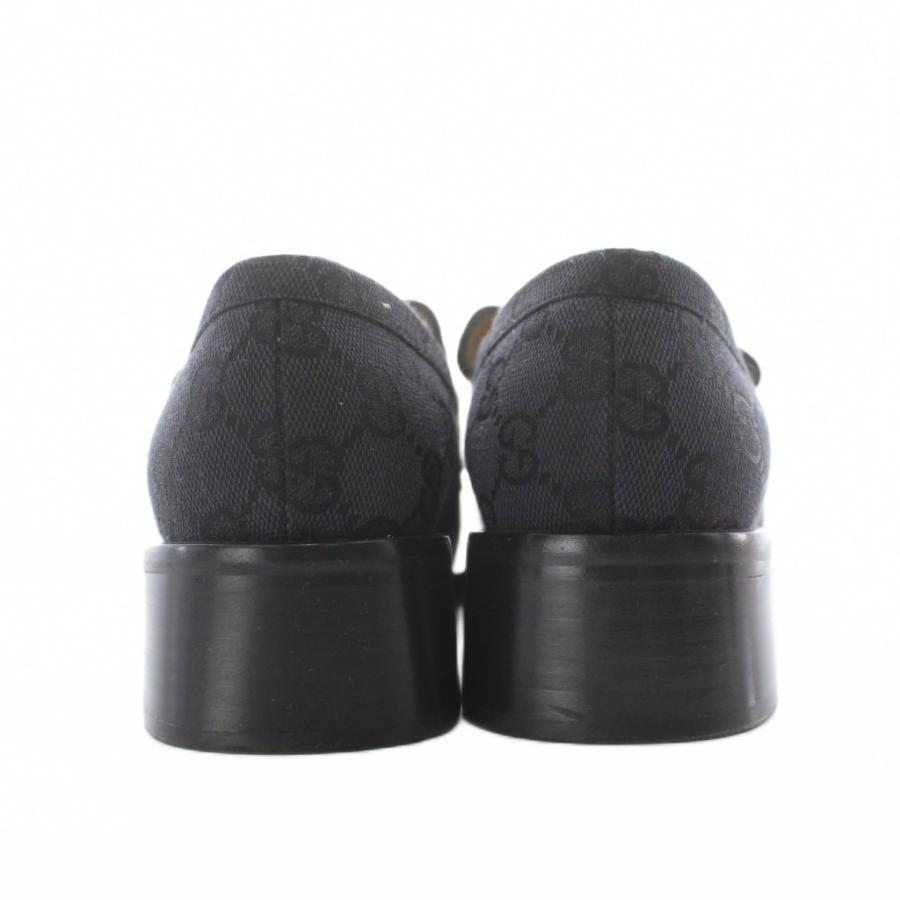 GUCCI（グッチ） GUCCI GG柄ローファー シューズ 37 24cm ネイビー /RI