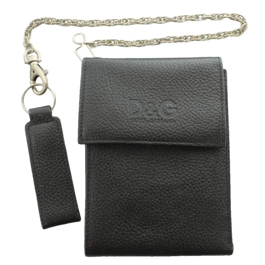DOLCE&GABBANA ドルチェ＆ガッバーナ チェーンウォレット 3点セット ディー&ジー ドルガバ ドルチェ&ガッバーナ ウォレットチェーン付き