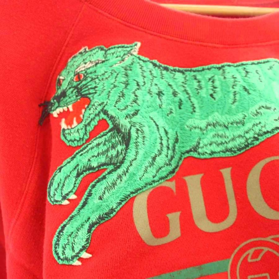 GUCCI トラプリント トレーナー GUCCI（グッチ） スウェット トレーナー 長袖 プリント 刺繍 虎柄