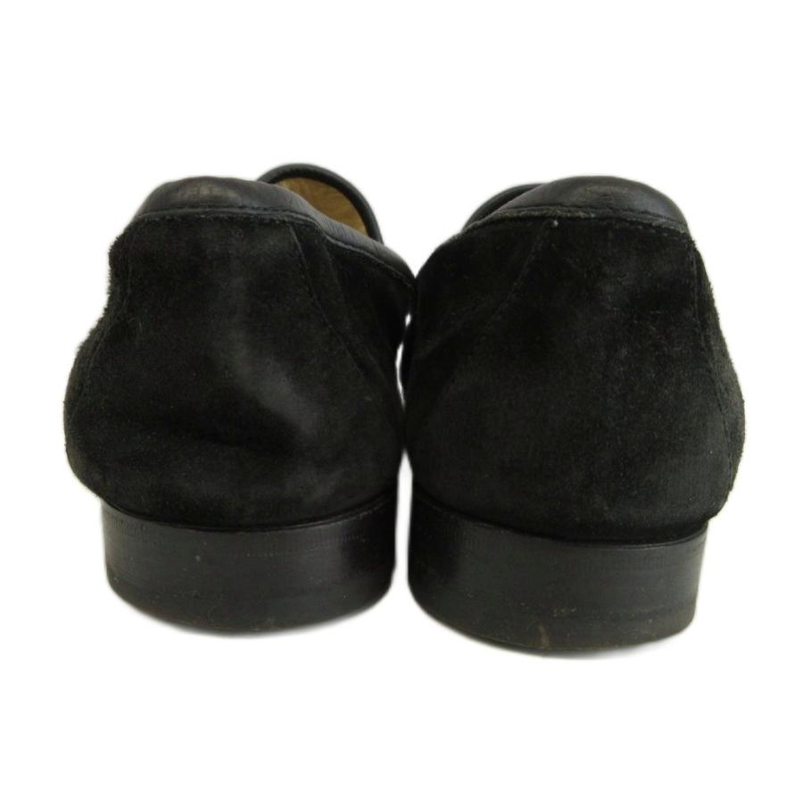 GUCCI（グッチ） ローファー モカシン スエード ホースビット ゴールド