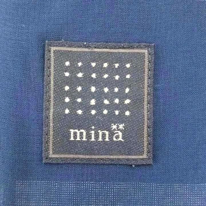 ミナペルホネン mina perhonen harry ワンピース ボーダー柄 麻 リネン