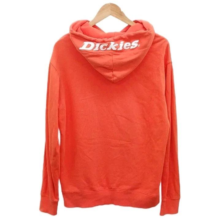 Dickies（ディッキーズ） プルオーバーパーカー ロゴ 刺繍 L オレンジ