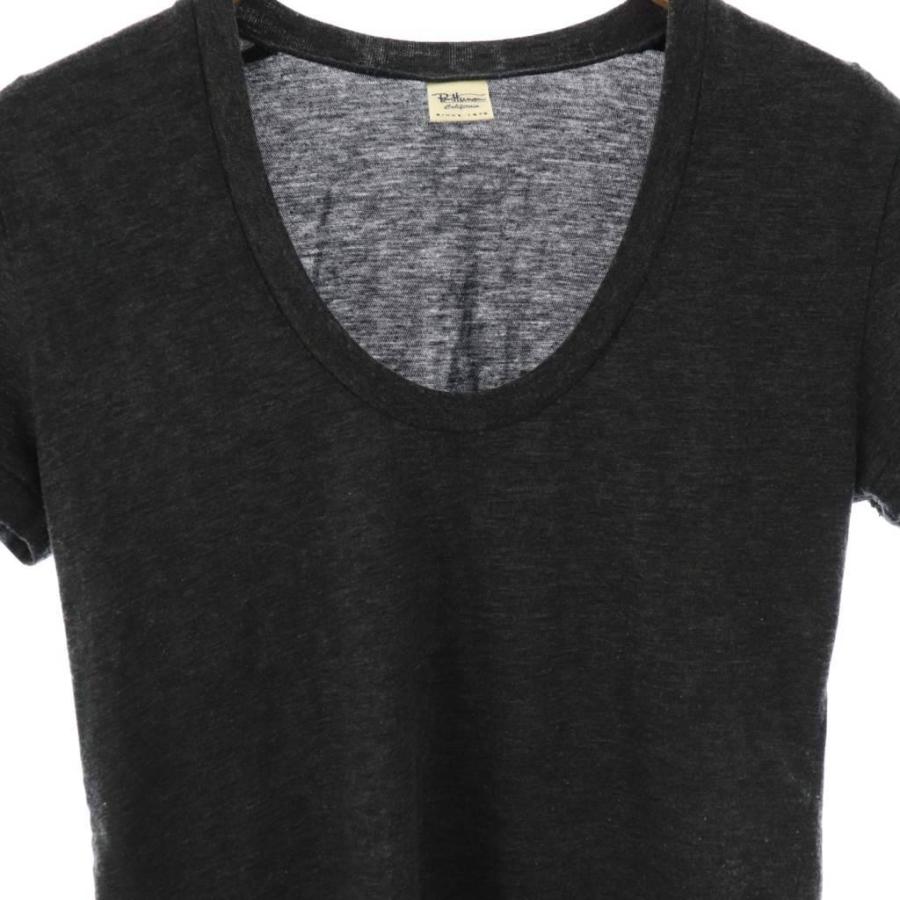 ロンハーマン Ron Herman Tシャツ カットソー 半袖 Uネック XS グレー