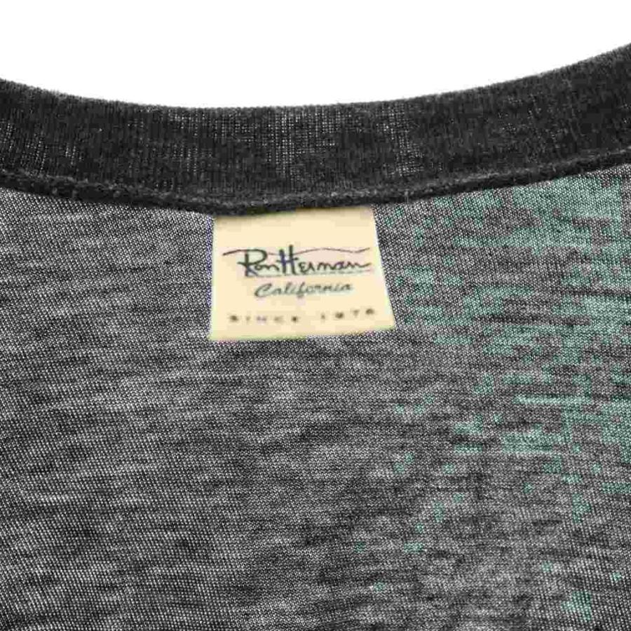 ロンハーマン Ron Herman Tシャツ カットソー 半袖 Uネック XS グレー