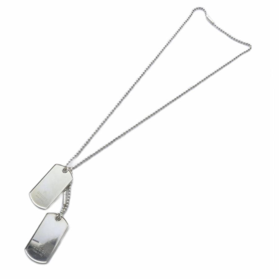 GUCCI（グッチ） ダブル ドックタグ ネックレス ペンダント ボール