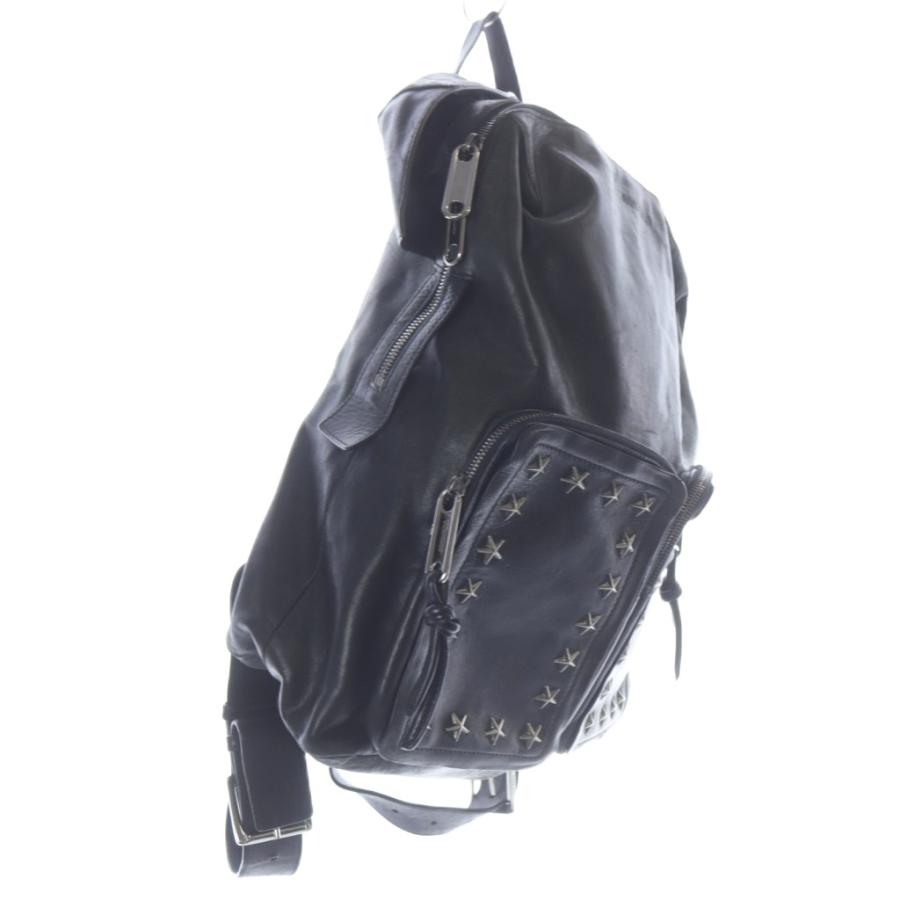 ジミーチュウ JIMMY CHOO レザー スタッズ ダブルポケット バック