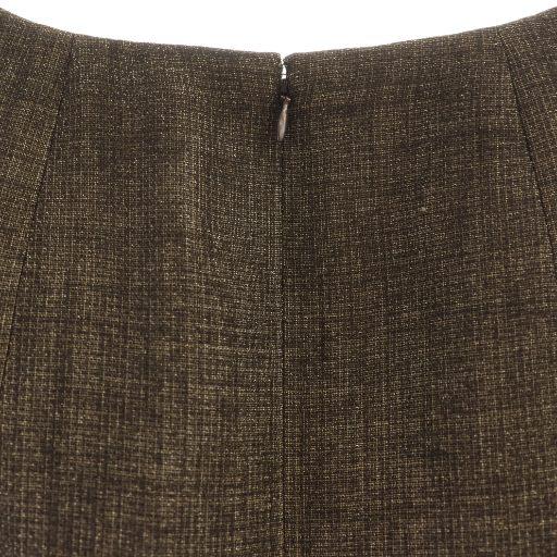 CHANEL シャネル 99A ロゴプレート スカート タイト ミモレ ロング 36