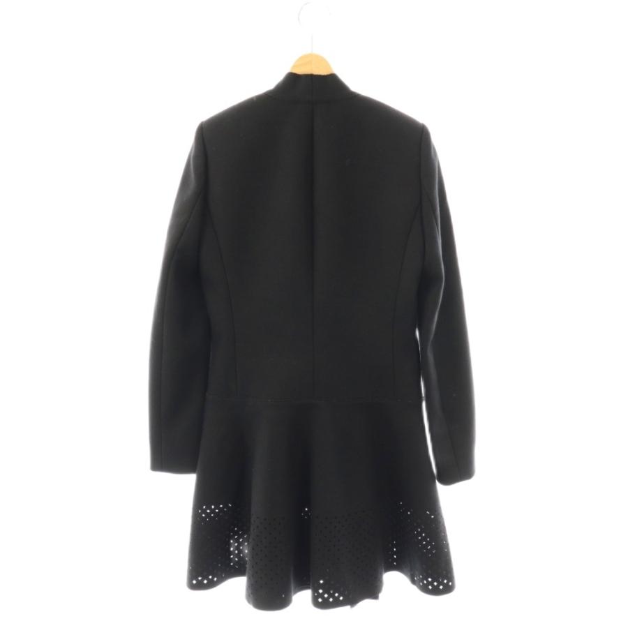 【中古】バレンシアガ BALENCIAGA コート パンチング フレア Aライン 36 ブラック /DO ■GY53 レディース BALENCIAGA（バレンシアガ） コート パンチング フレア Aライン 36