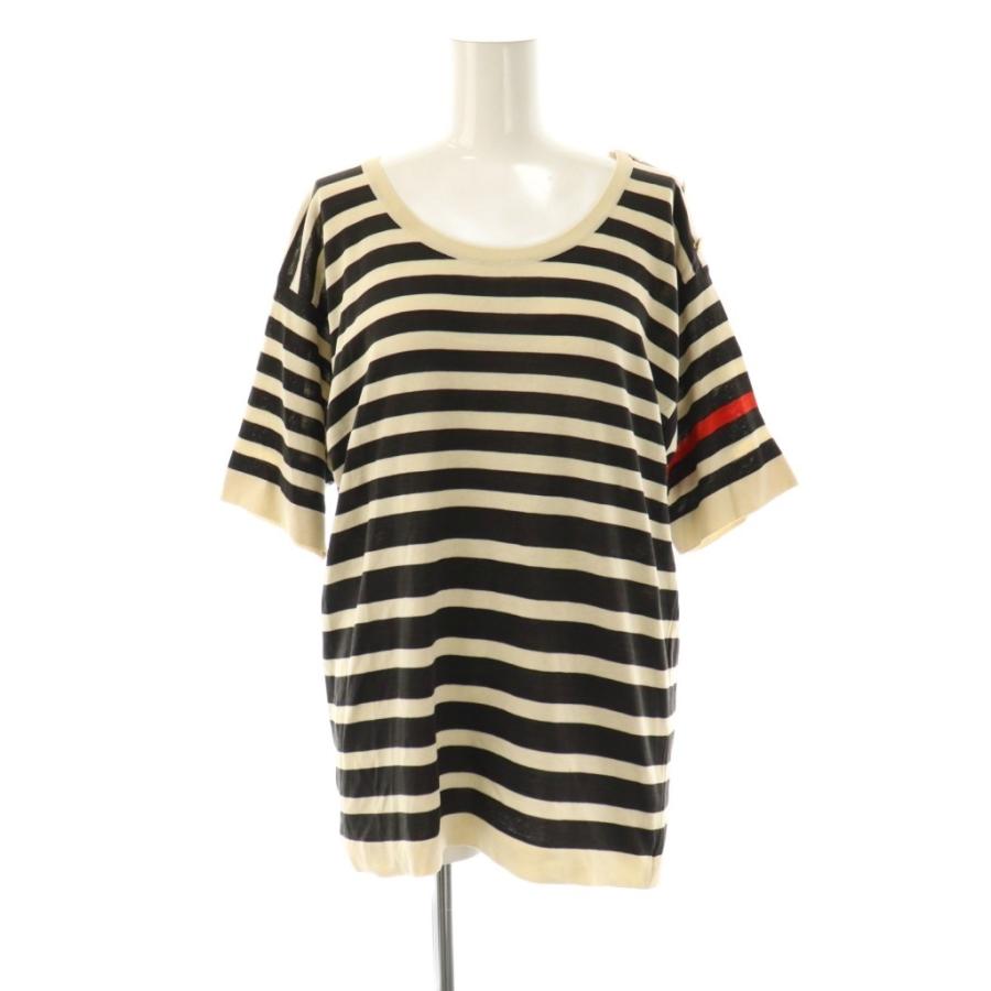 CHANEL（シャネル） ヴィンテージボーダーニット カットソー 半袖 36