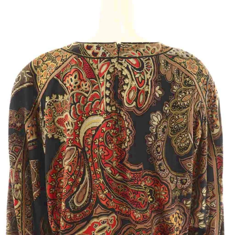 LEONARD 長袖ブラウス シルク40% ウール60% LEONARD（レオナール） トップス ブラウス 長袖 シルク混 M ブラック