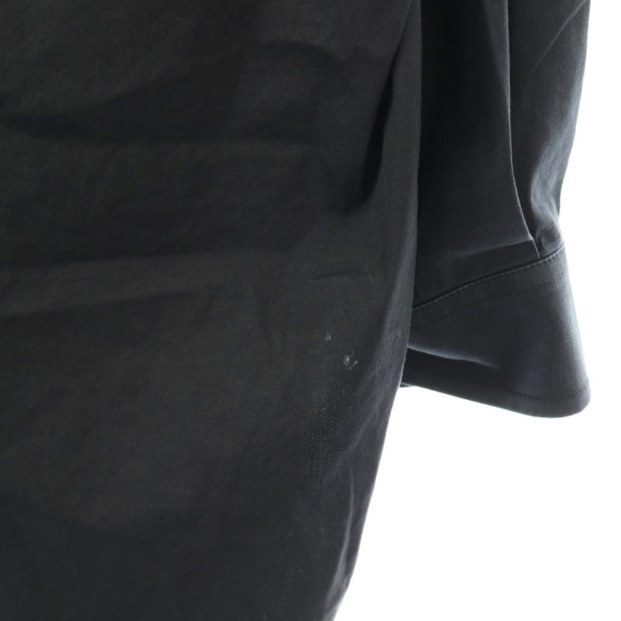 【中古】バレンシアガ BALENCIAGA ワイド シャツ 491851 長袖 34 ブラック /ES ■GY53 レディース BALENCIAGA（バレンシアガ） ワイド シャツ 491851 長袖 34 ブラック