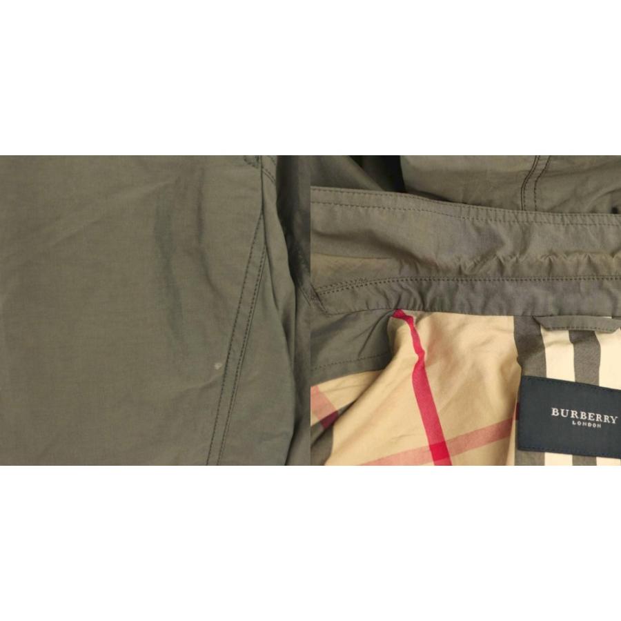 美品★バーバリーロンドン　レザージャケット　メガチェック　ラムレザー　グレージュ 美品☆バーバリーロンドン レザージャケット メガチェック ラムレザー