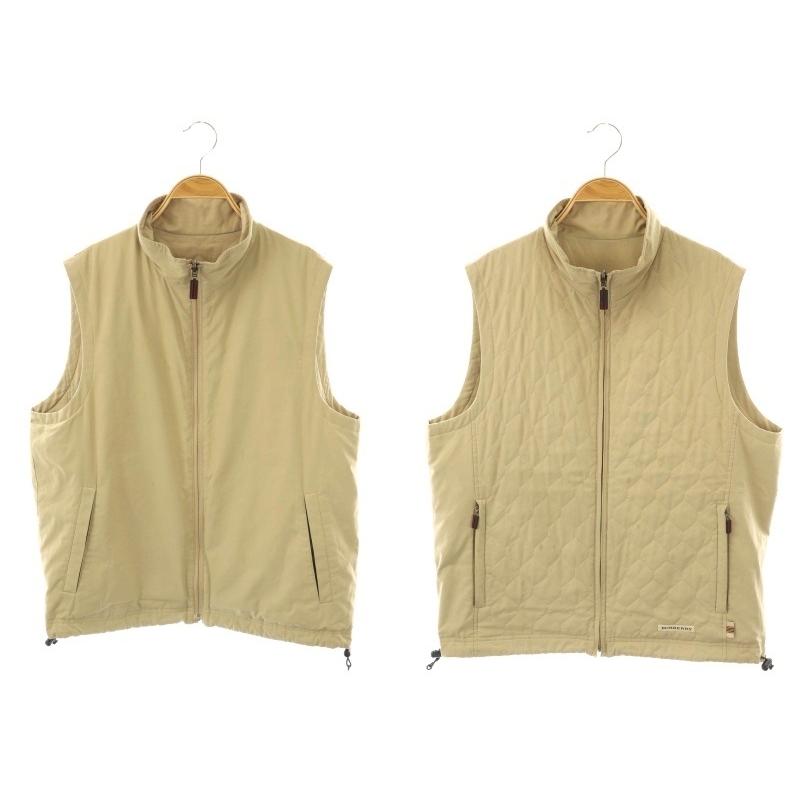 バーバリー　ゴルフ　ベスト　 XLサイズ バーバリーゴルフ BURBERRY GOLF ベスト ジップアップ リバーシブル M