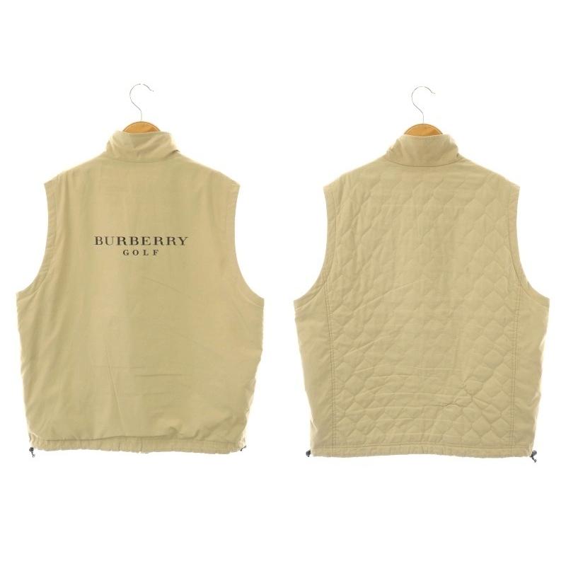 バーバリー　ゴルフ　ベスト　 XLサイズ バーバリーゴルフ BURBERRY GOLF ベスト ジップアップベスト ブラック