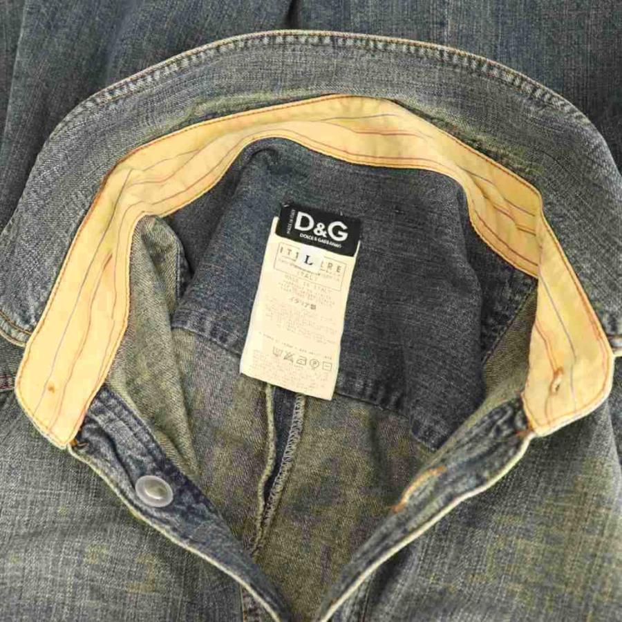 ディー&ジー ドルガバ ドルチェ&ガッバーナ D&G デニムシャツ 長袖 L