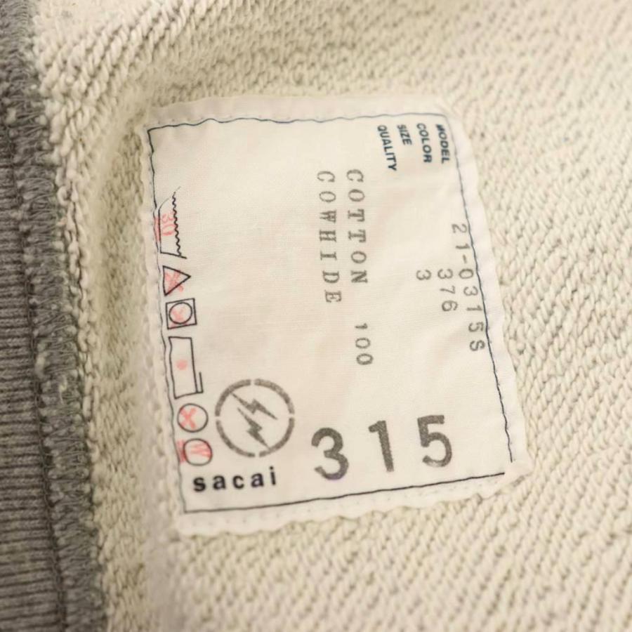サカイ sacai FRAGMENT DESIGN× パーカー スウェット プルオーバー