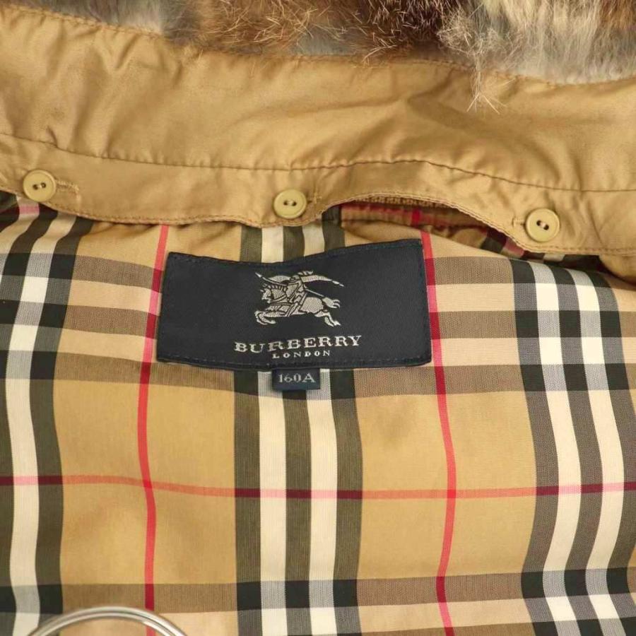バーバリーロンドン　裏地ノバチェック　ダウンベスト　大きめサイズ46 ベージュ バーバリー ロンドン BURBERRY LONDON ダウンベスト 裏地ノバチェック