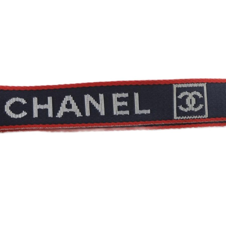 CHANEL（シャネル） ネックストラップ ココマーク ネイビー /YO35