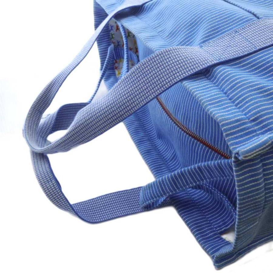 HERMES（エルメス） マザーズバッグ カヴァル 馬 シュバル ストライプ