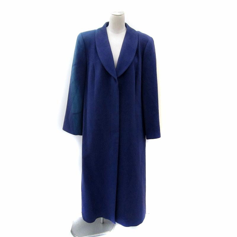 新品未使用 GIVENCHY 紫色 ロングコート ジバンシィ GIVENCHY チェスターコート ロング丈 無地 アンゴラ ウール