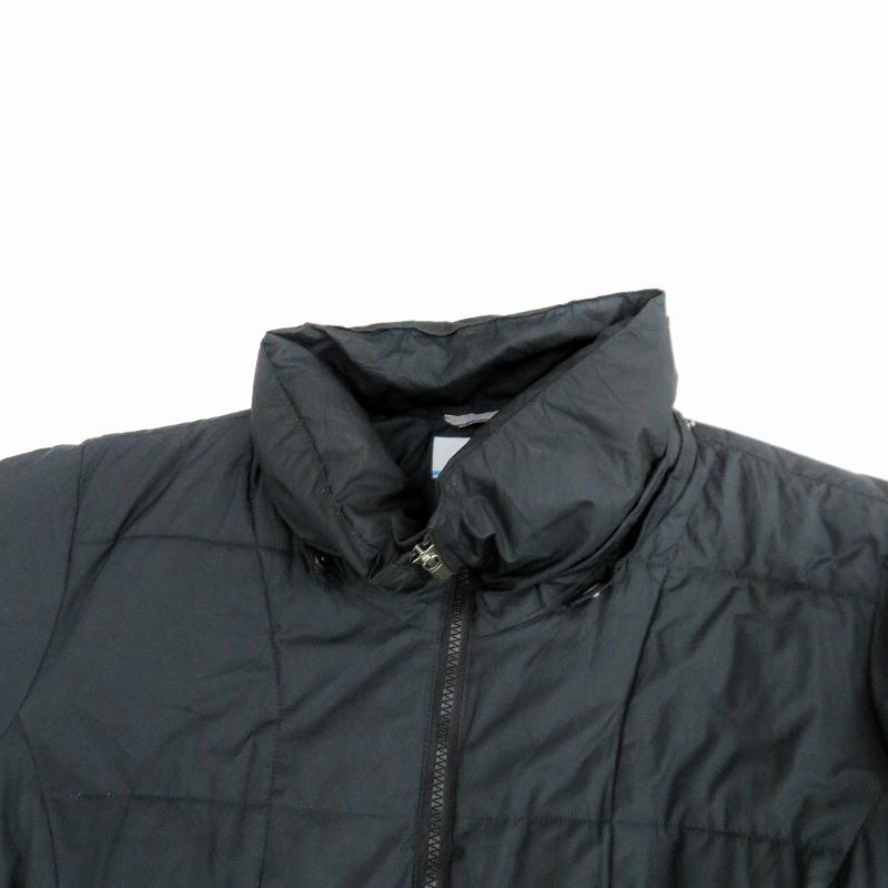 コロンビア Columbia 中綿ジャケット スタンドカラー ミドル丈 XL 黒 