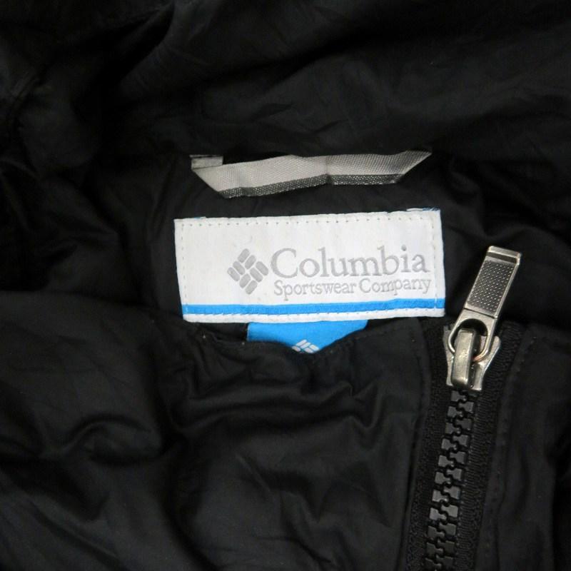 コロンビア Columbia 中綿ジャケット スタンドカラー ミドル丈 XL 黒 