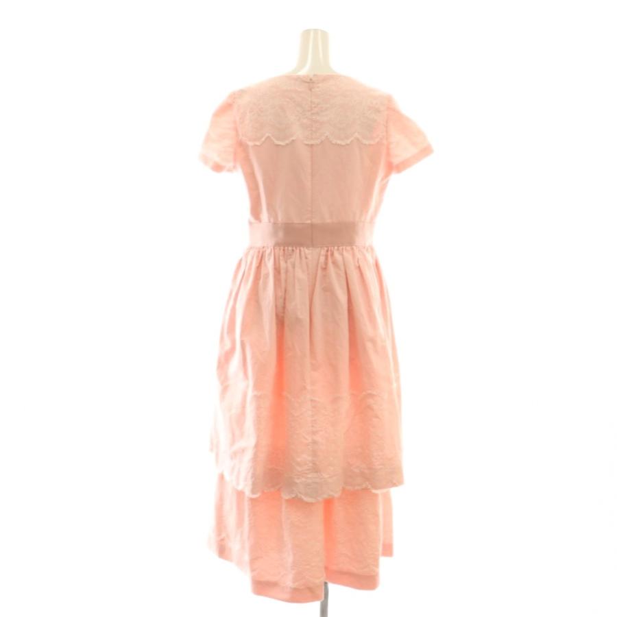 エムズグレイシー M'S GRACY ティアードワンピース レース リボン 花柄