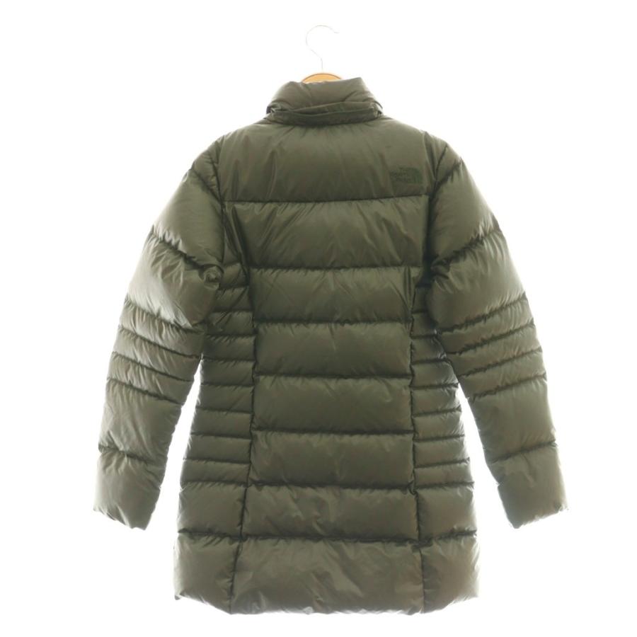 【中古】ザノースフェイス THE NORTH FACE ダウンコート アウター ロゴ ジップアップ 80 XS カーキ NFC1DG80 /CX THE NORTH FACE（ザ ノースフェイス） ダウンコート アウター ロゴ