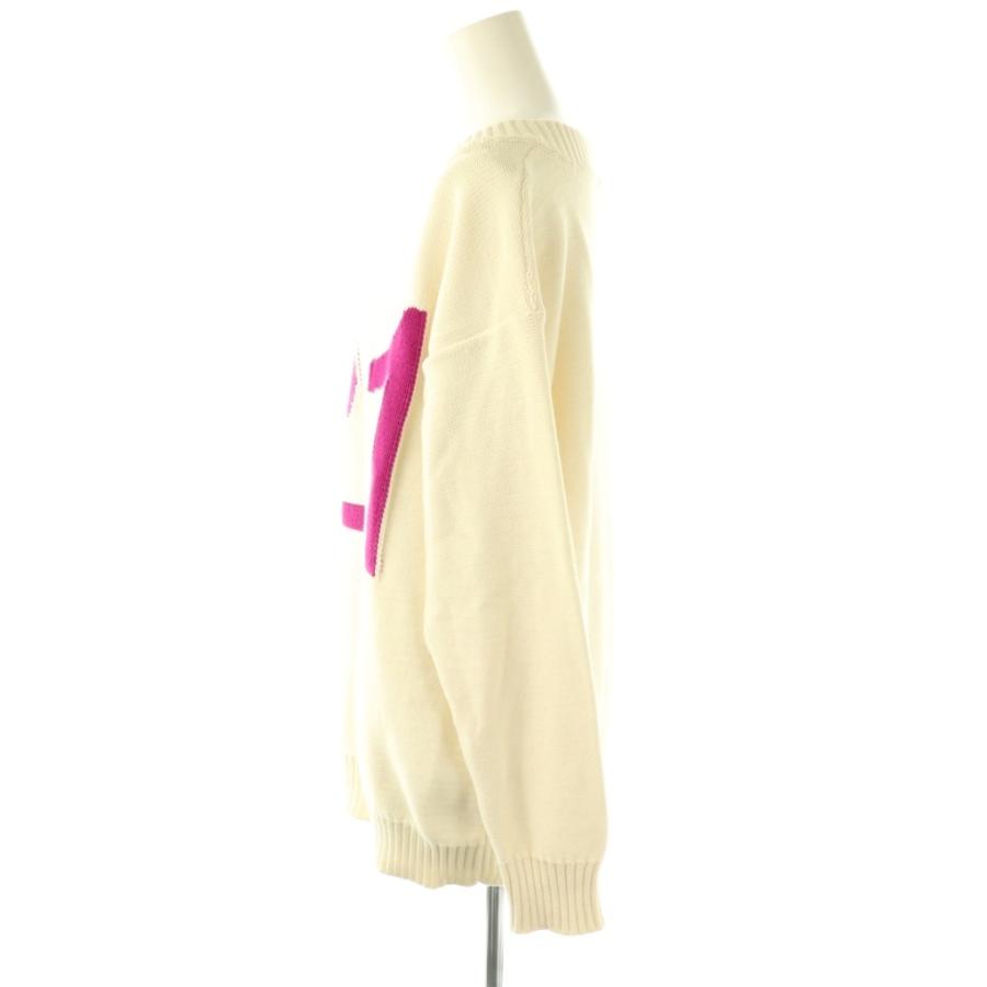 ヌメロヴェントゥーノ N°21 ニット セーター ロゴ 長袖 XS オフ