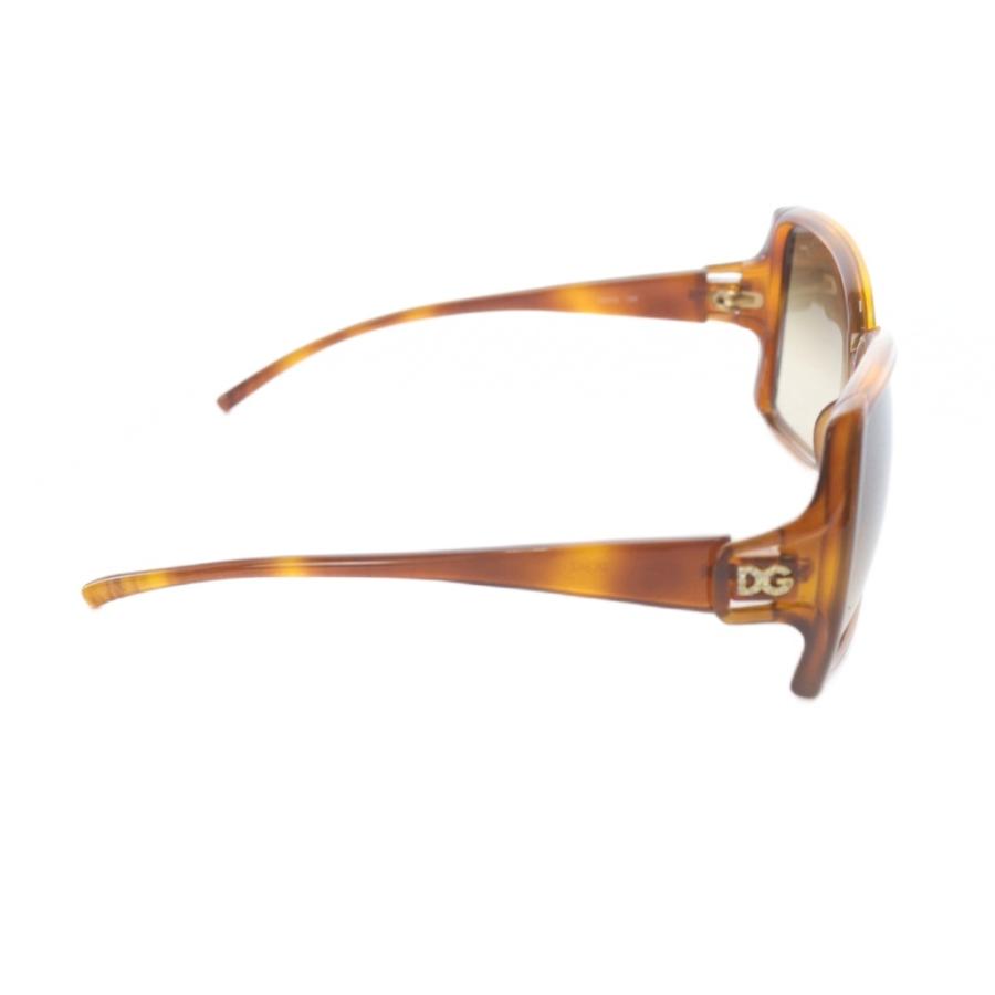 【中古】ドルチェ&ガッバーナ ドルガバ サングラス グラデーション ロゴ 62□12 135 茶色 /SR ■GY57 レディース DOLCE&GABBANA（ドルチェ & ガッバーナ） ドルガバ サングラス