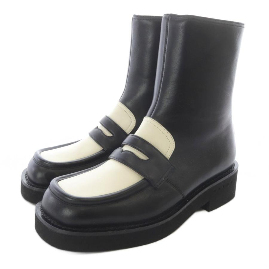 MARNI（マルニ） サイドジップブーツ ローファー ショート レザー 36